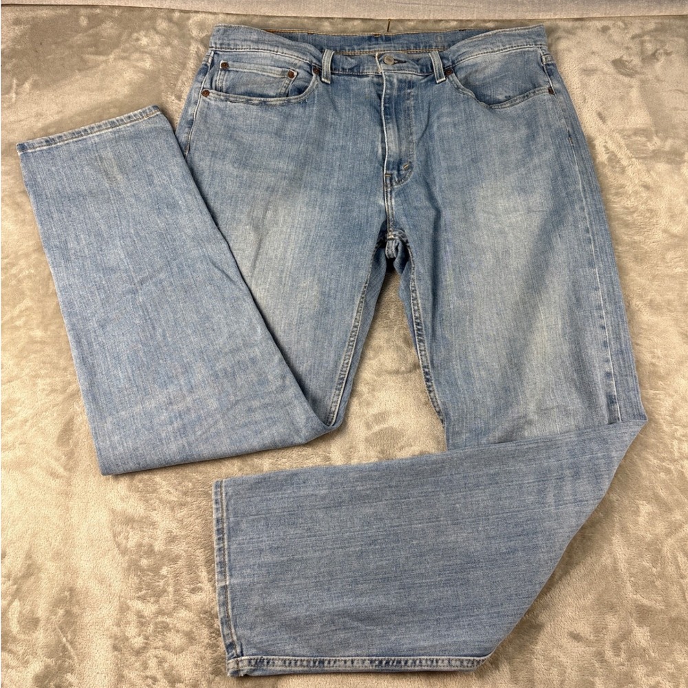 Levis Jeans Mens 38x34 502 Regular Taper Blue WaterLess EUC